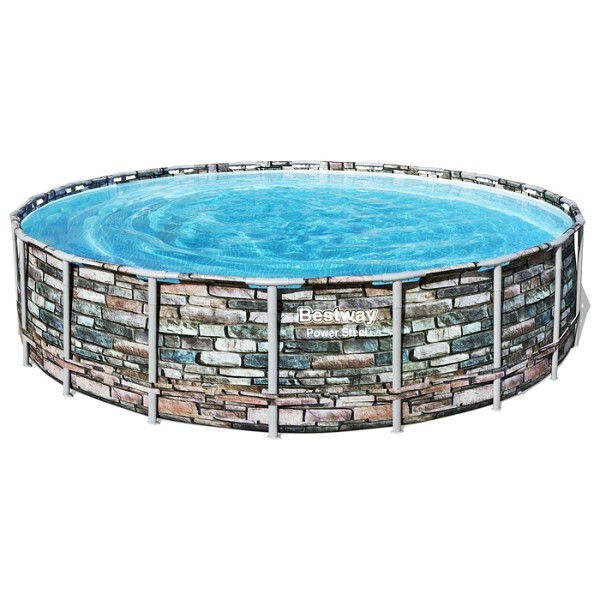 Power Steel™ bazen sa filter pumpom sa uzorkom kamena 671 x 132 cm