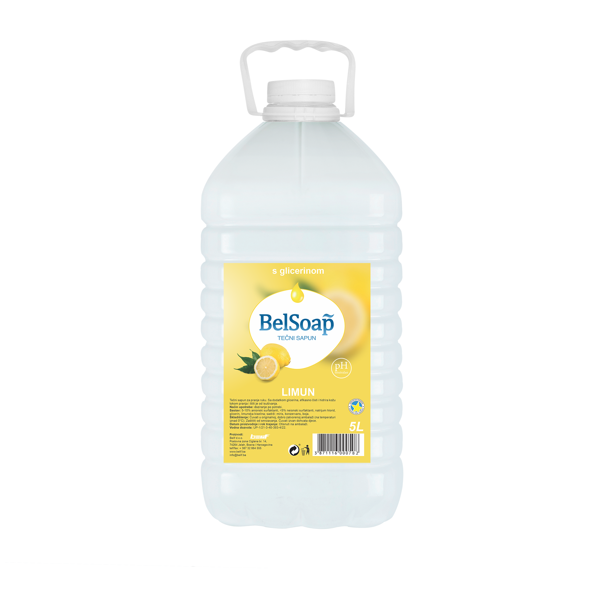 BelSoap tečni sapun limun 5L