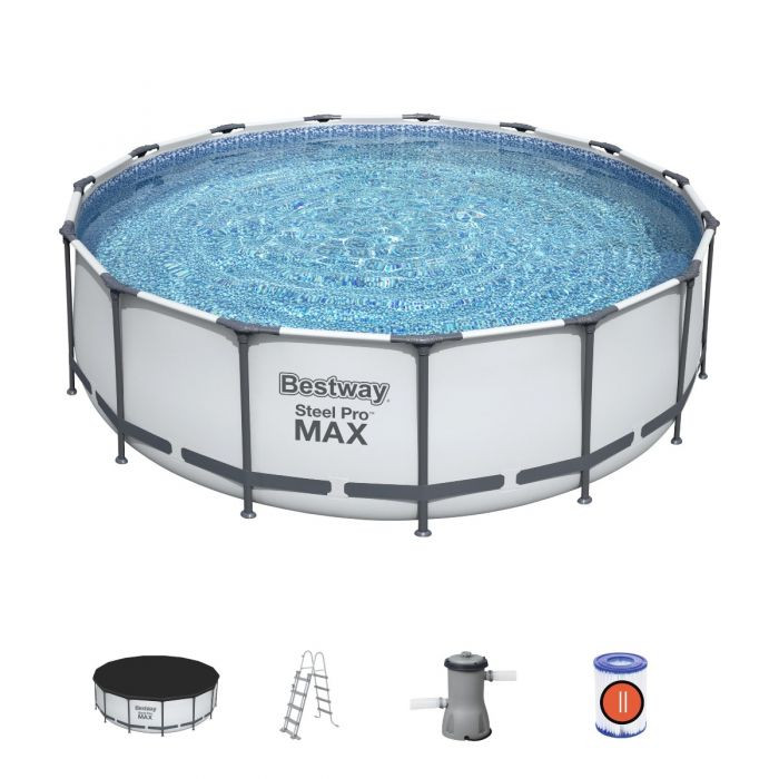 Bazen Steel Pro™ MAX s filter pumpom 457 x 122 cm