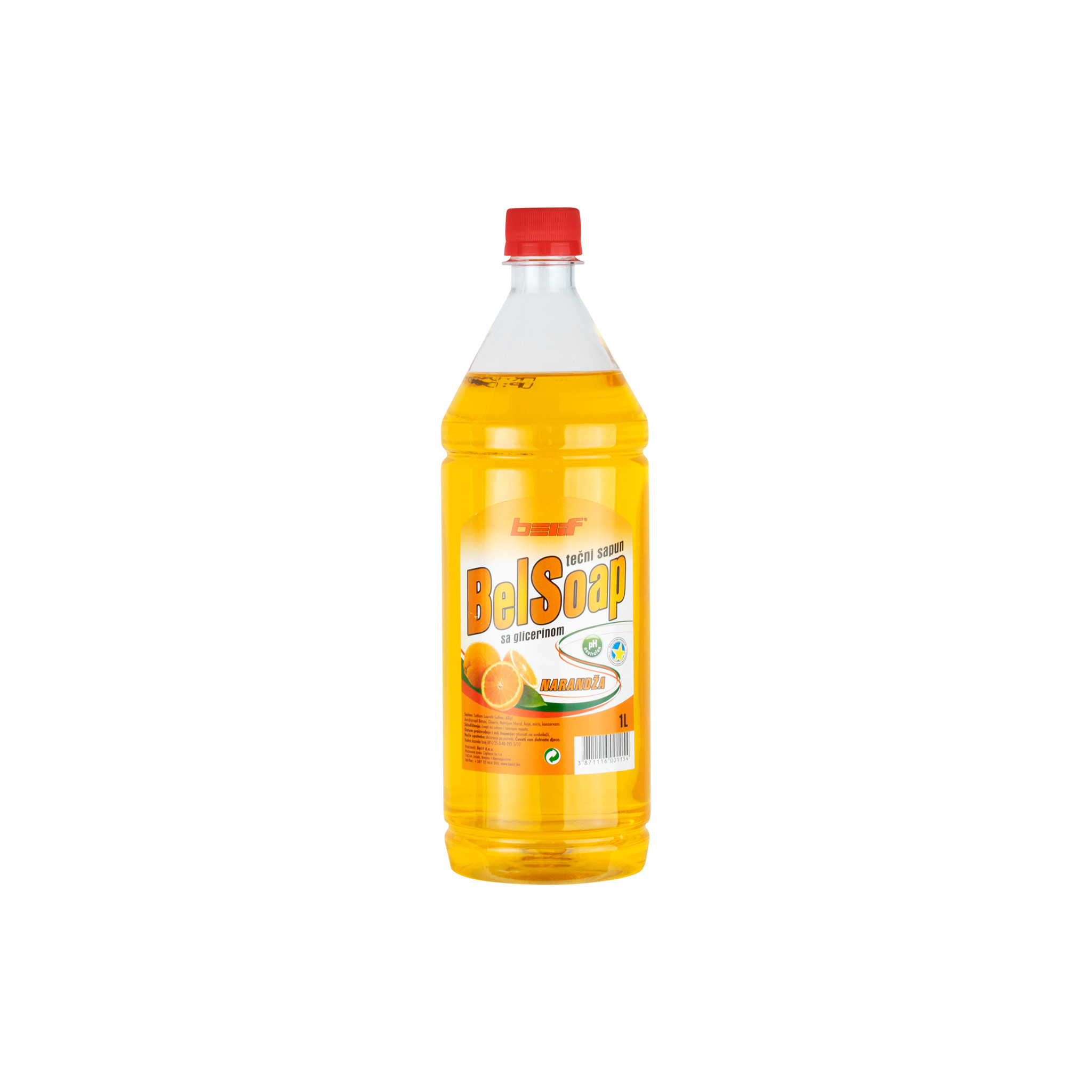 BelSoap tečni sapun narandža 1L