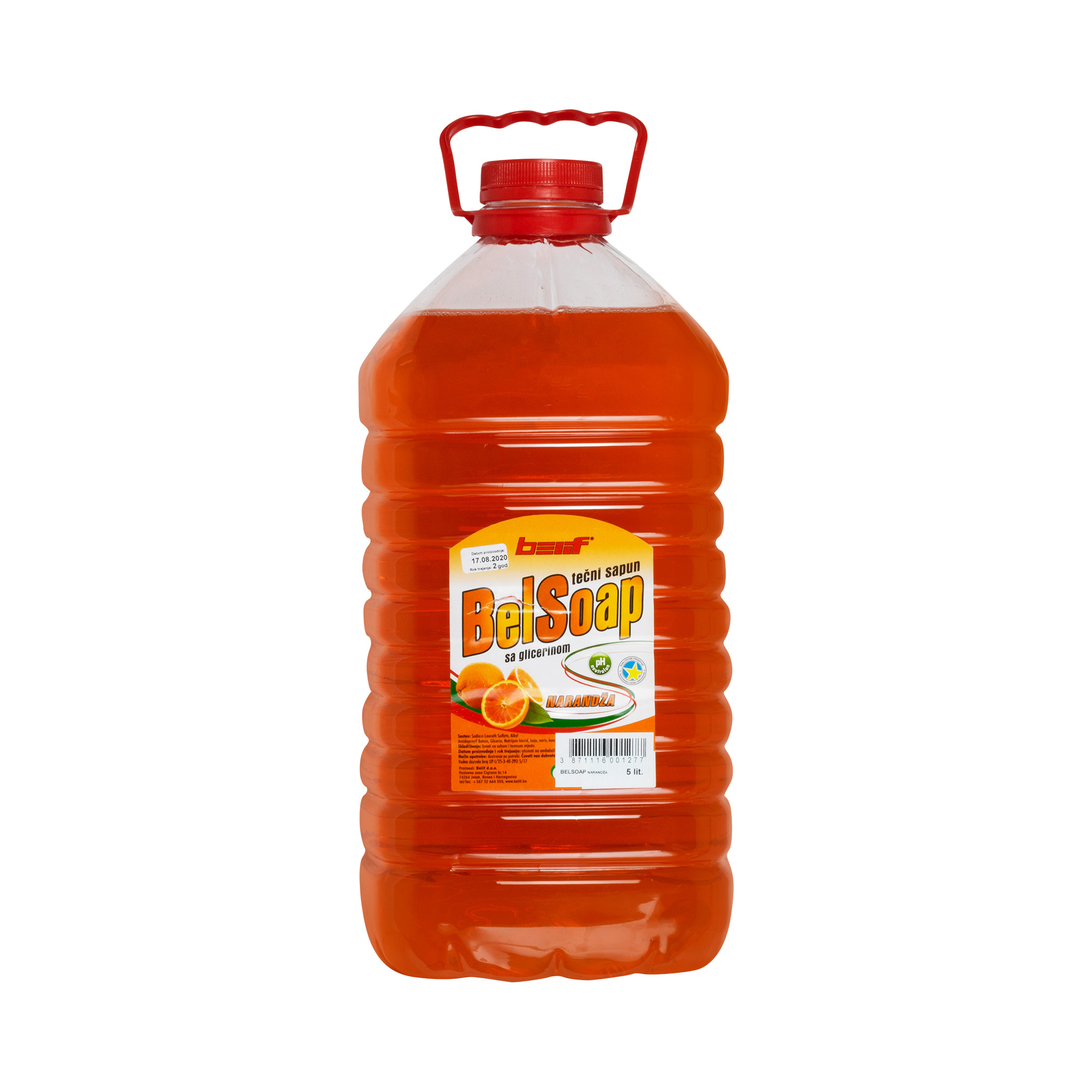 BelSoap tečni sapun narandža 5L